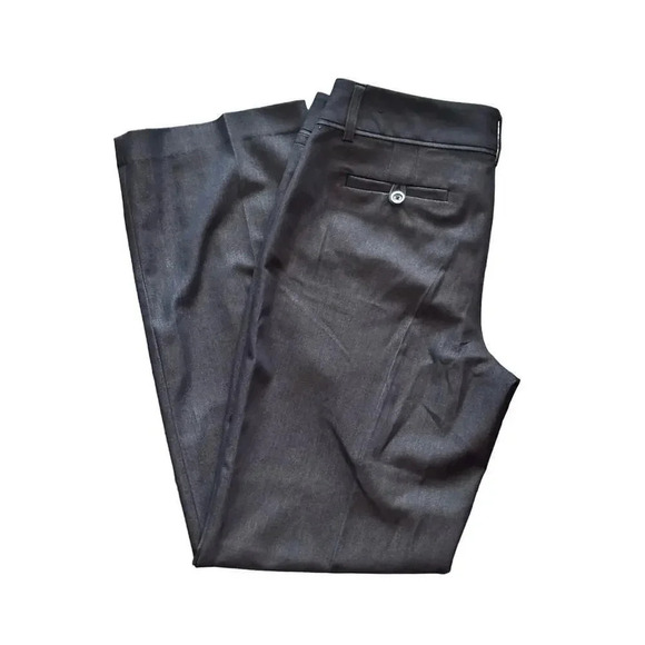 Larry Levine Women's Black Stretch Trouser Slacks Pants Size 12 - Picture 3 of 5